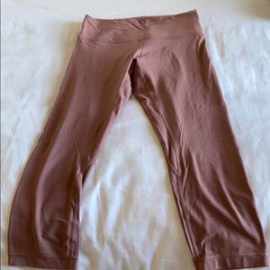 Lululemon align 21” crop red dust 8